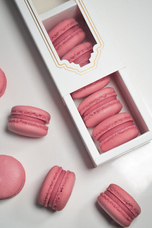 Macarons à la framboise