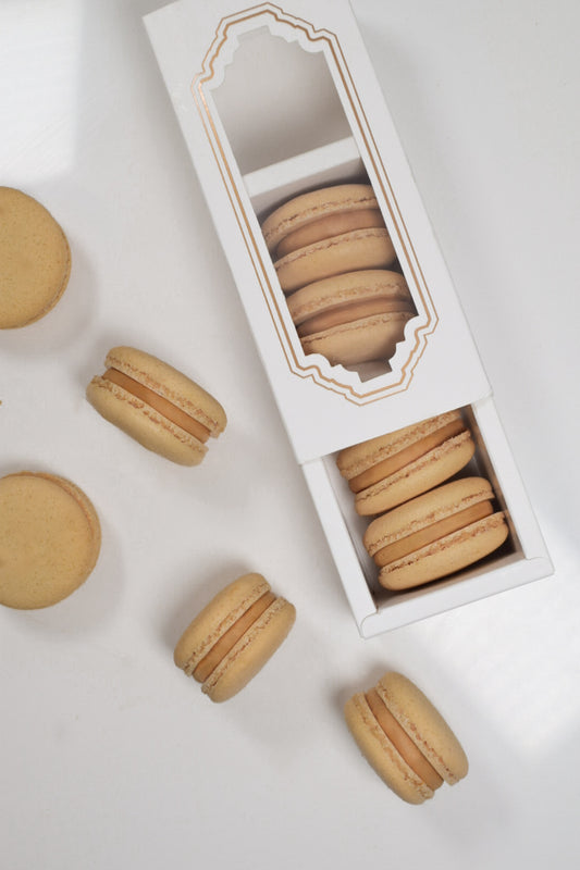 Macarons au café